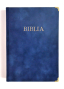 Biblia, ekumenický preklad 2018, rodinný formát, zamatová modrá s kovovými rožkami